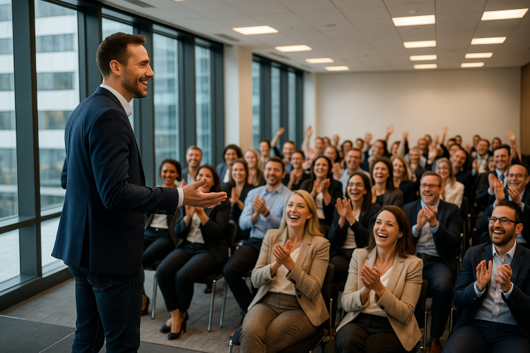 Een warme, rustige en heldere stem geeft vertrouwen