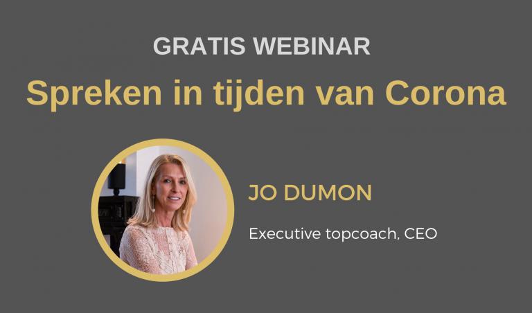 Spreken in tijden van Corona